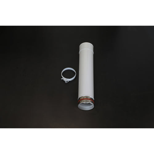 White Extension 950mm x 125mm dia