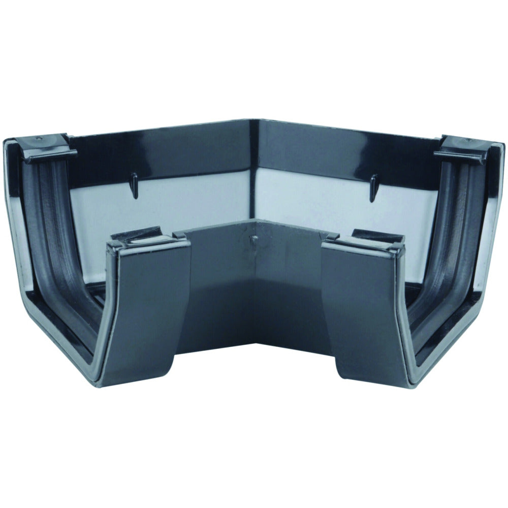 Rainwater SquareLine OsRSq PVC-U Gutter Angle 45° Black 100mm