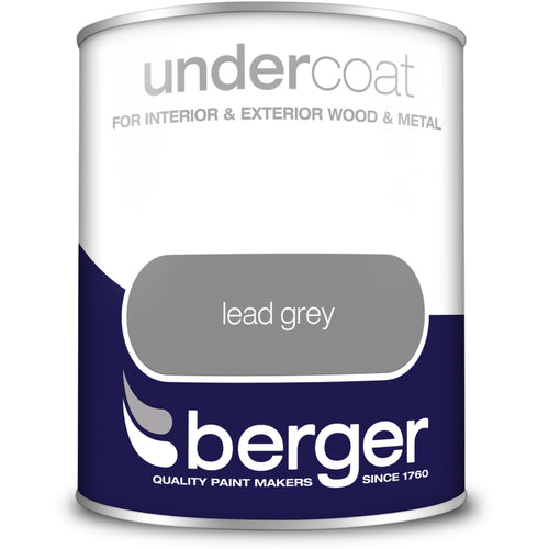 Berger Undercoat Lead Grey 750ml