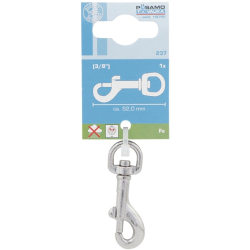 Posamo Bolt Snap Hook 52mm Nickel Plated