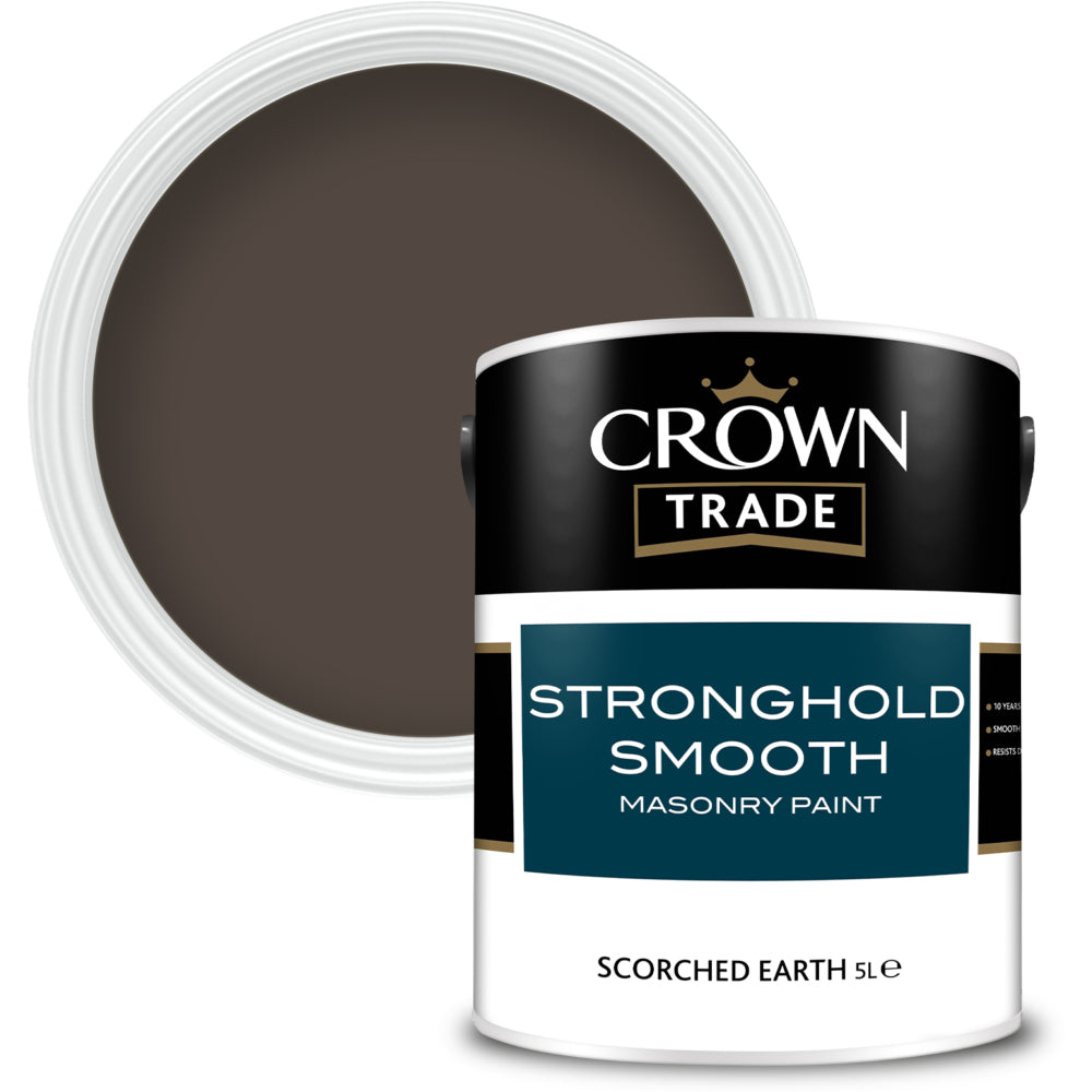 Crown Trade Stronghold Smooth Scorched Earth 5L