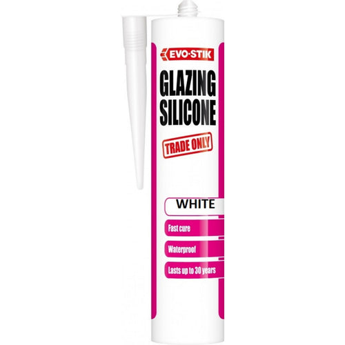 Evo-Stik Glazing Silicone Sealant White