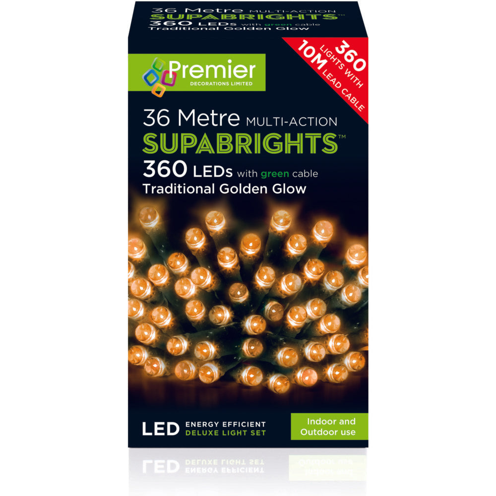 360 LED Multi-Action Supabrights - Golden Glow