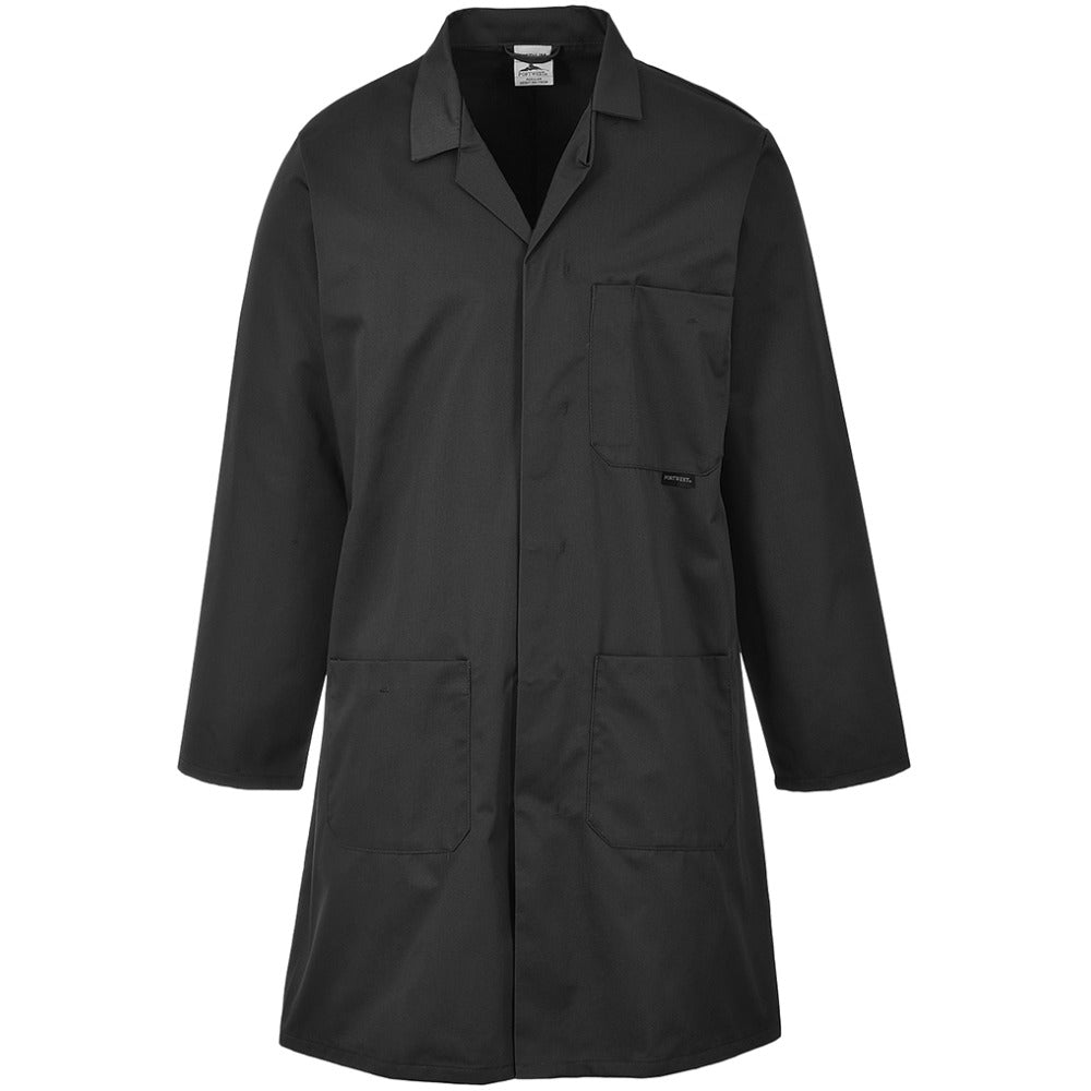 Portwest - Lab Coat - Black