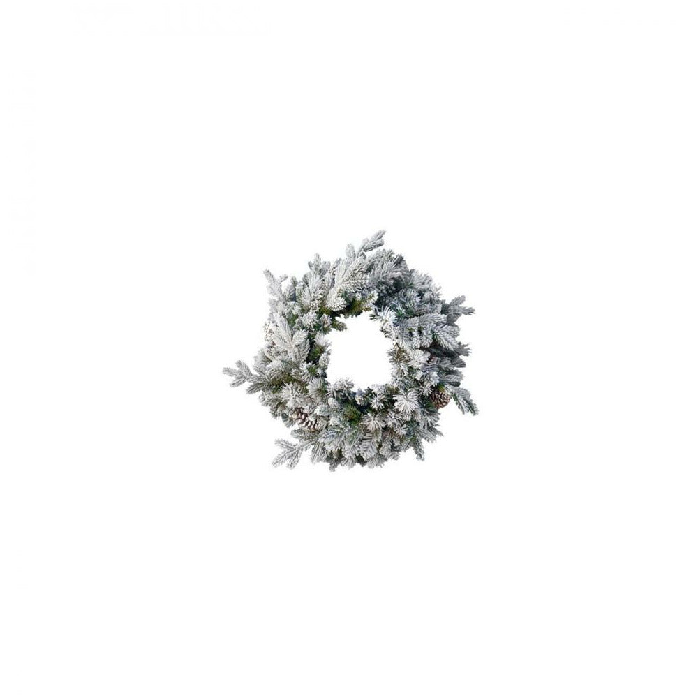 Snowy Dorchester Pine Wreath - 60cm