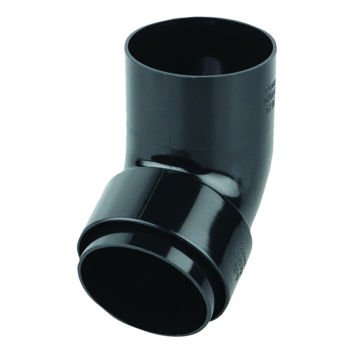 Rainwater RoundLine OsRRL PVC-U Offset Bend - Spigot Black 68mm