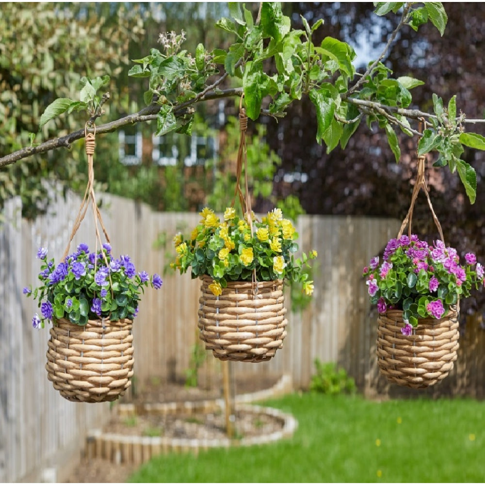 Faux Decor - Basket Bouquet - Florets