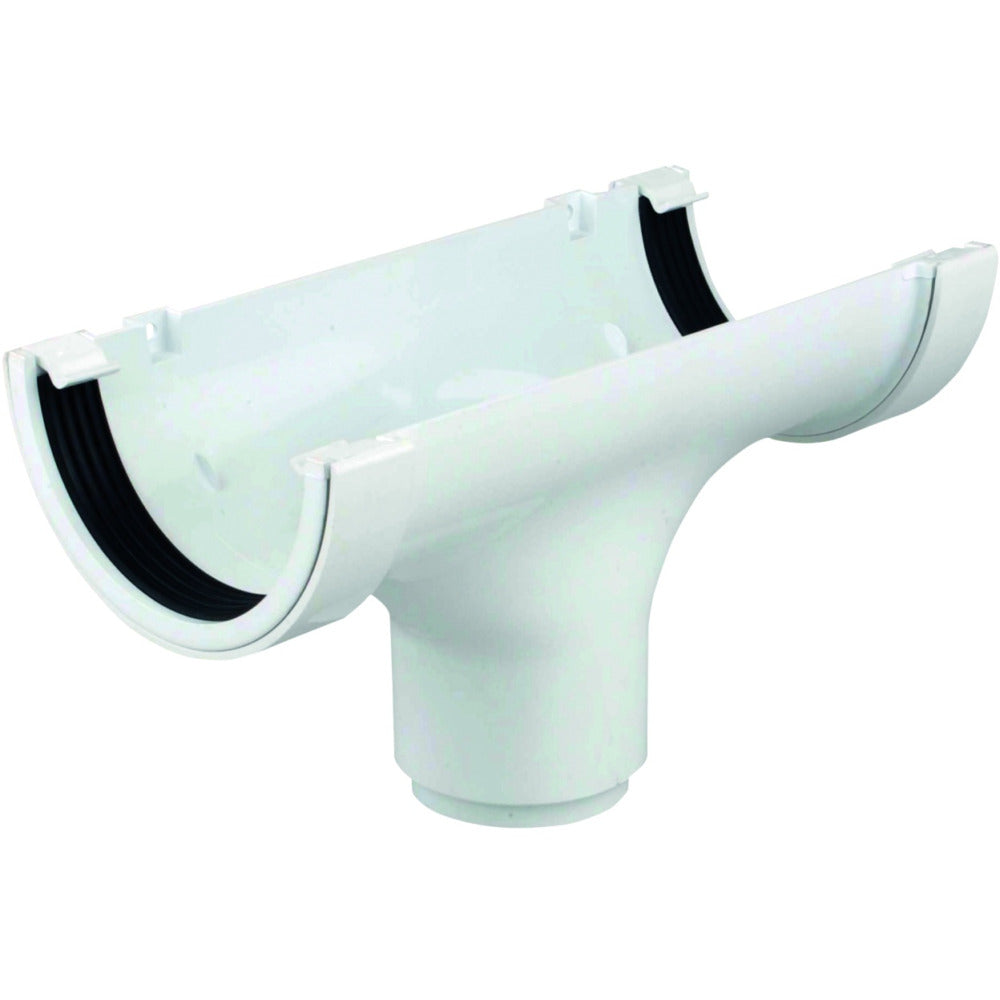 Rainwater RoundLine OsRRL PVC-U Running Outlet White 112mm