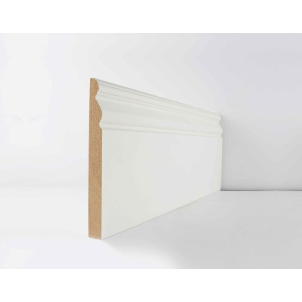 Seadec White Primed Moulded Skirting 18mm