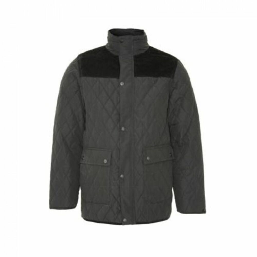 Country Estate Lewis Quilted Jacket Black - S
