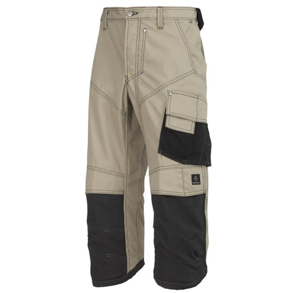 Snickers - Pirate Trousers, Rip-Stop - Khaki\\Black
