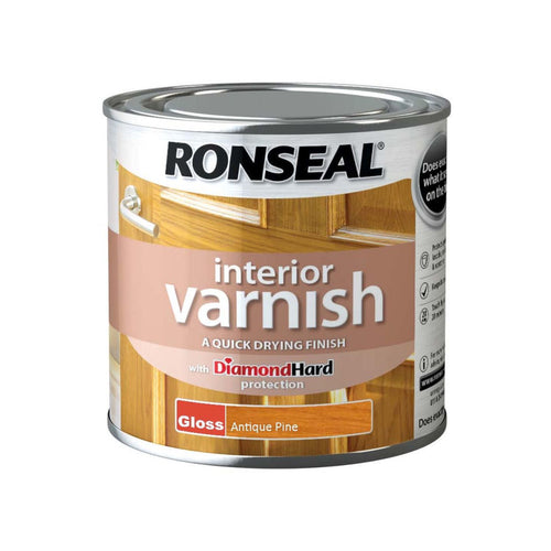 Ronseal Interior Varnish Antique Pine Gloss 250ml