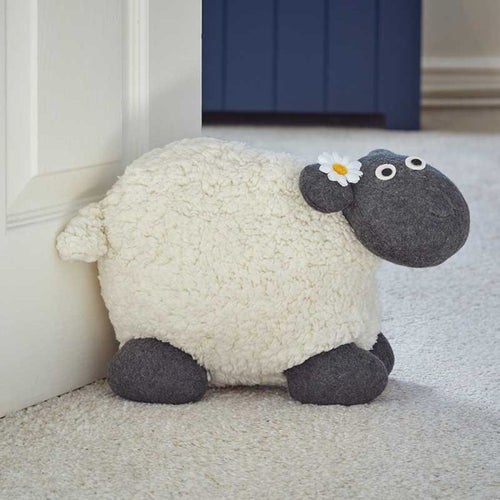 Outside In - Woolly Sheep Doorstop