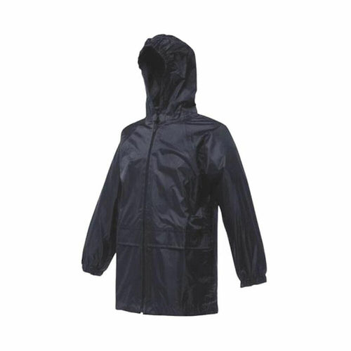 Regatta Kids Stormbreak PVC Waterproof Jacket Navy - Age 7-8 Years