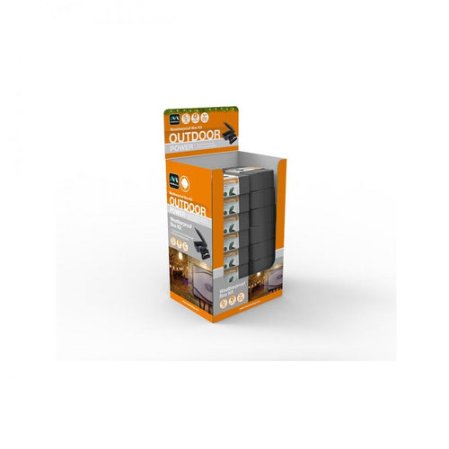 Masterplug - Weatherproof Box and 10M 4 Gang Extension Lead