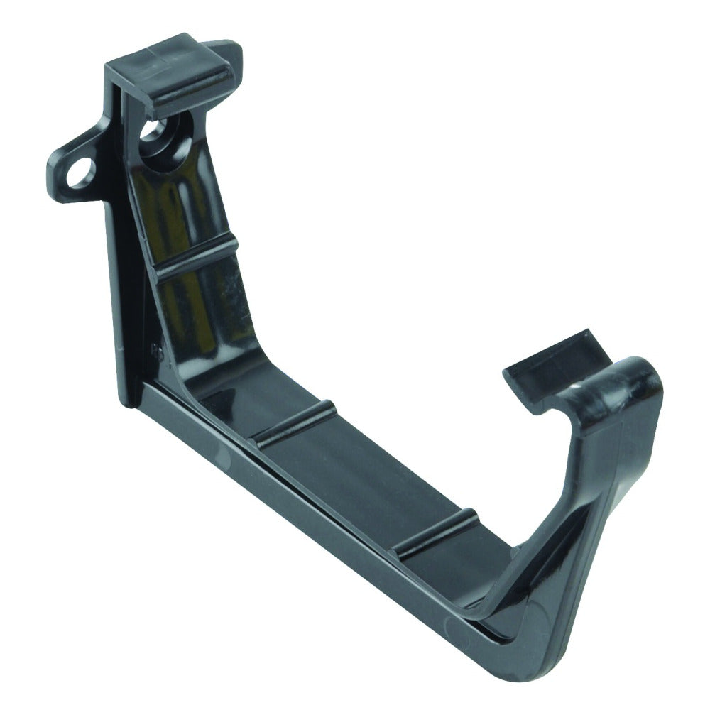 Rainwater SquareLine OsRSq PVC-U Gutter Support Bracket Black 100mm