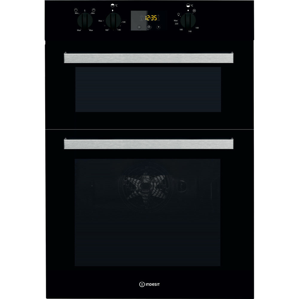 Indesit Built In Electric Double Oven IDD 6340 BL