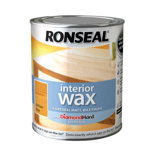 Ronseal Interior Wax Antique Pine 750ml