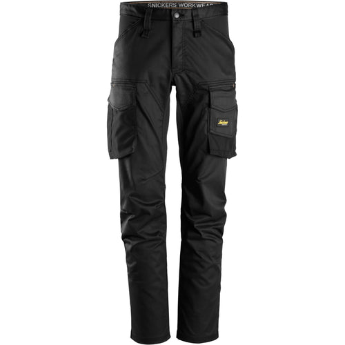 Snickers - AllroundWork, Stretch Trousers without Knee Pockets - Black\\Black