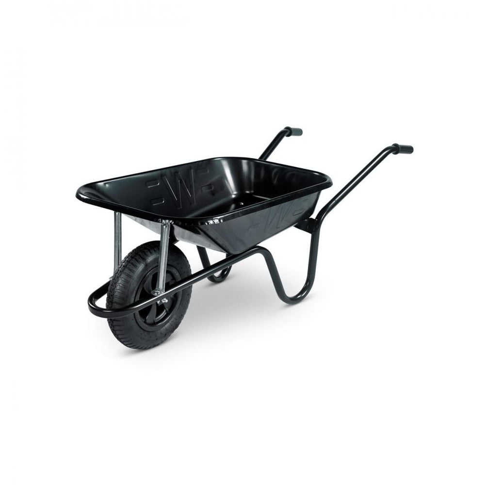 Walsall Heavy Duty Black Builder's Wheelbarrow - 85ltr