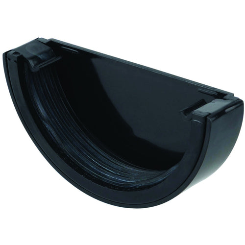 Rainwater RoundLine OsRRL PVC-U Stop end External Black 112mm