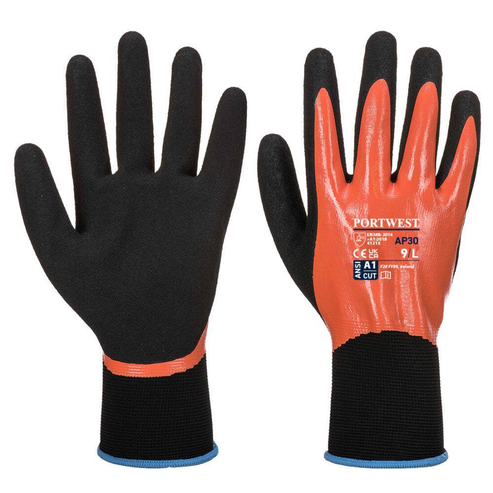 Portwest - Dermi Pro Glove - Orange/Black