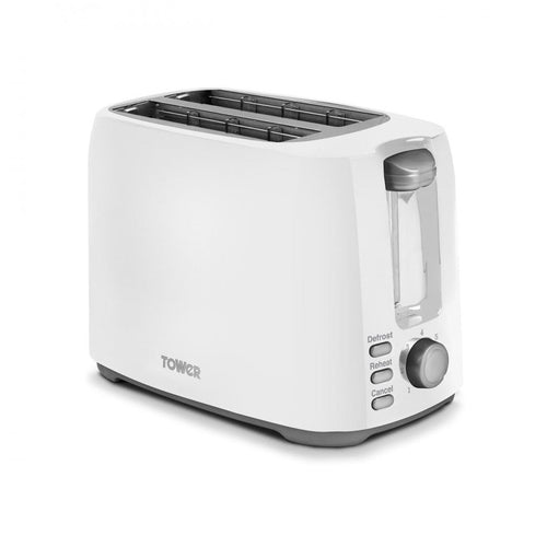 Tower - 2 Slice Toaster White