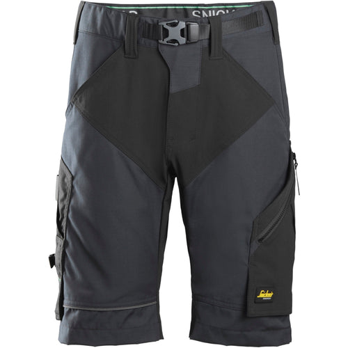 Snickers - FlexiWork, Work Shorts+ - Steel grey\\Black