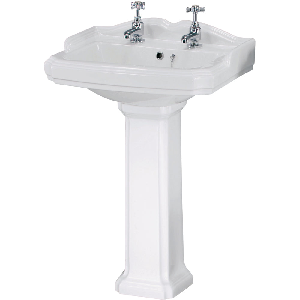 Legend 58cm Washbasin 2 Taphole