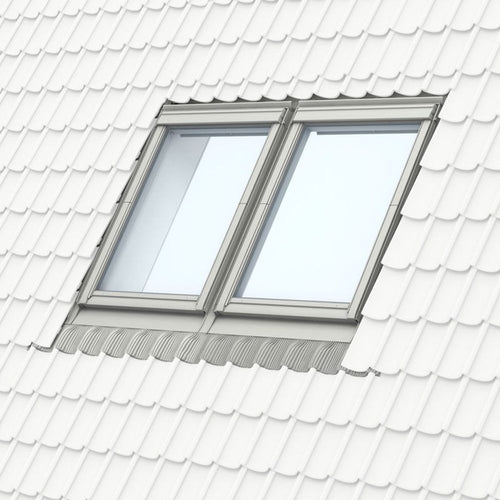 Velux Coupled tile flash, 100mm gap, recessed