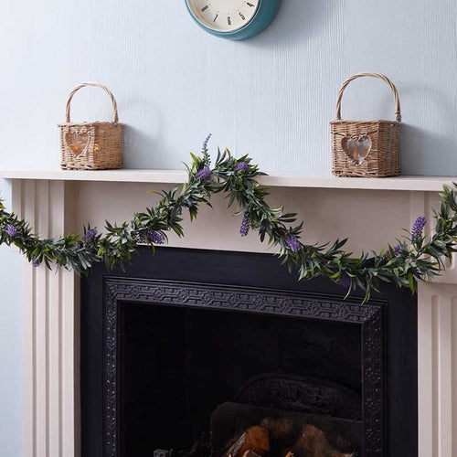 Faux Decor - Lavender Garland