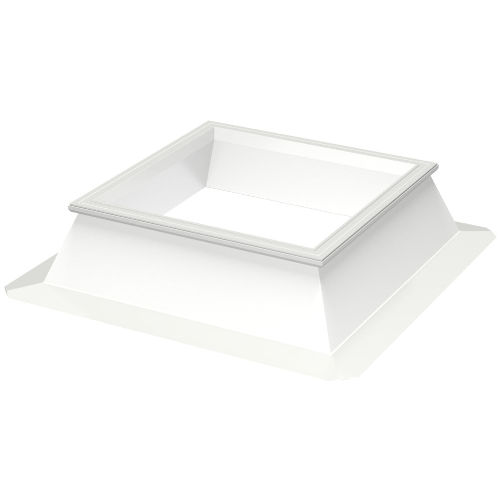 Velux dome, PVC base 30cm, fixed, 90x90