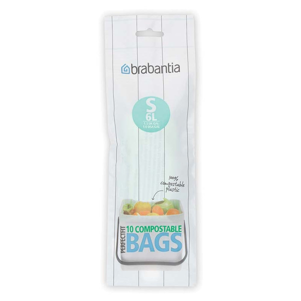 Brabantia - Perfect Fit Bags Code S Comp 6L 10pcs - green