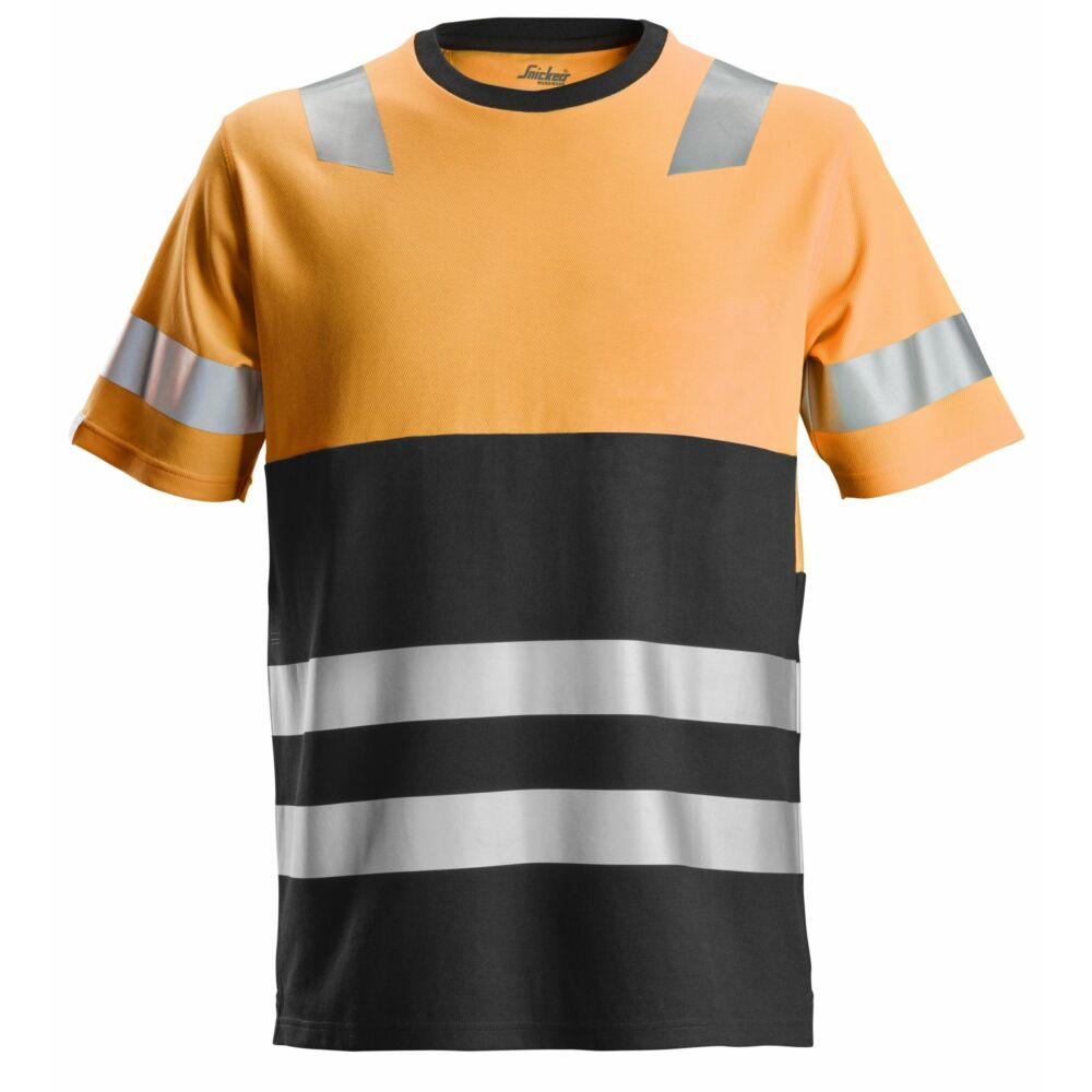 Snickers - High-Vis Class 1 T-Shirt - High vis orange\\Black