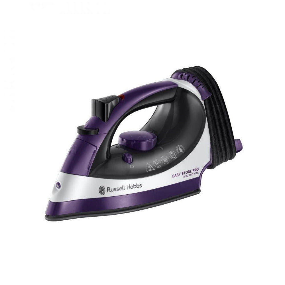 Russell Hobbs - Plug & Wind Easy Store Steam Iron - 2400w