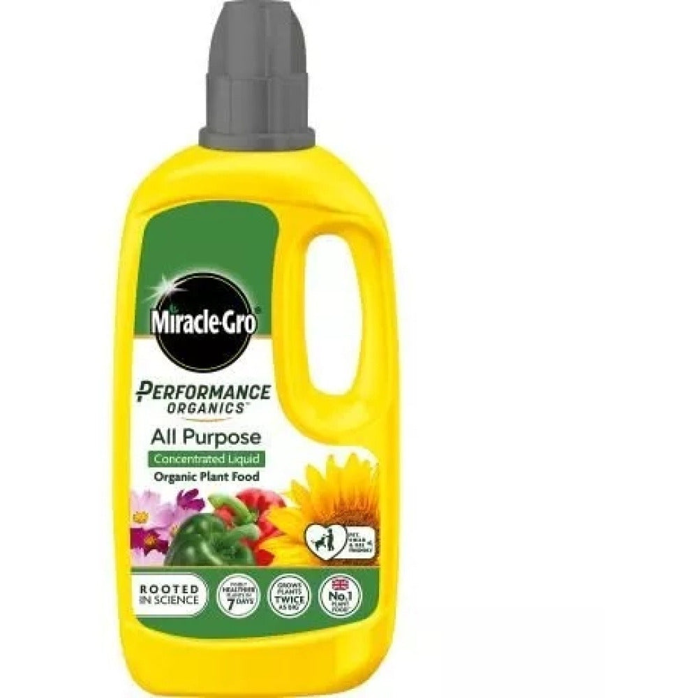 Miracle-Gro Performance Organics All purpose plant food liquid concentrate 800ml