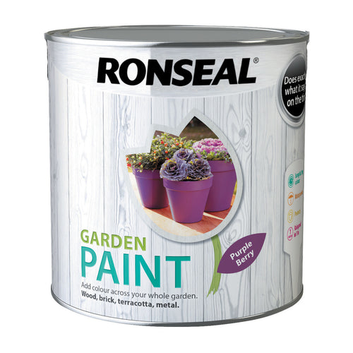 Ronseal Garden Paint Purple Berry 2.5L