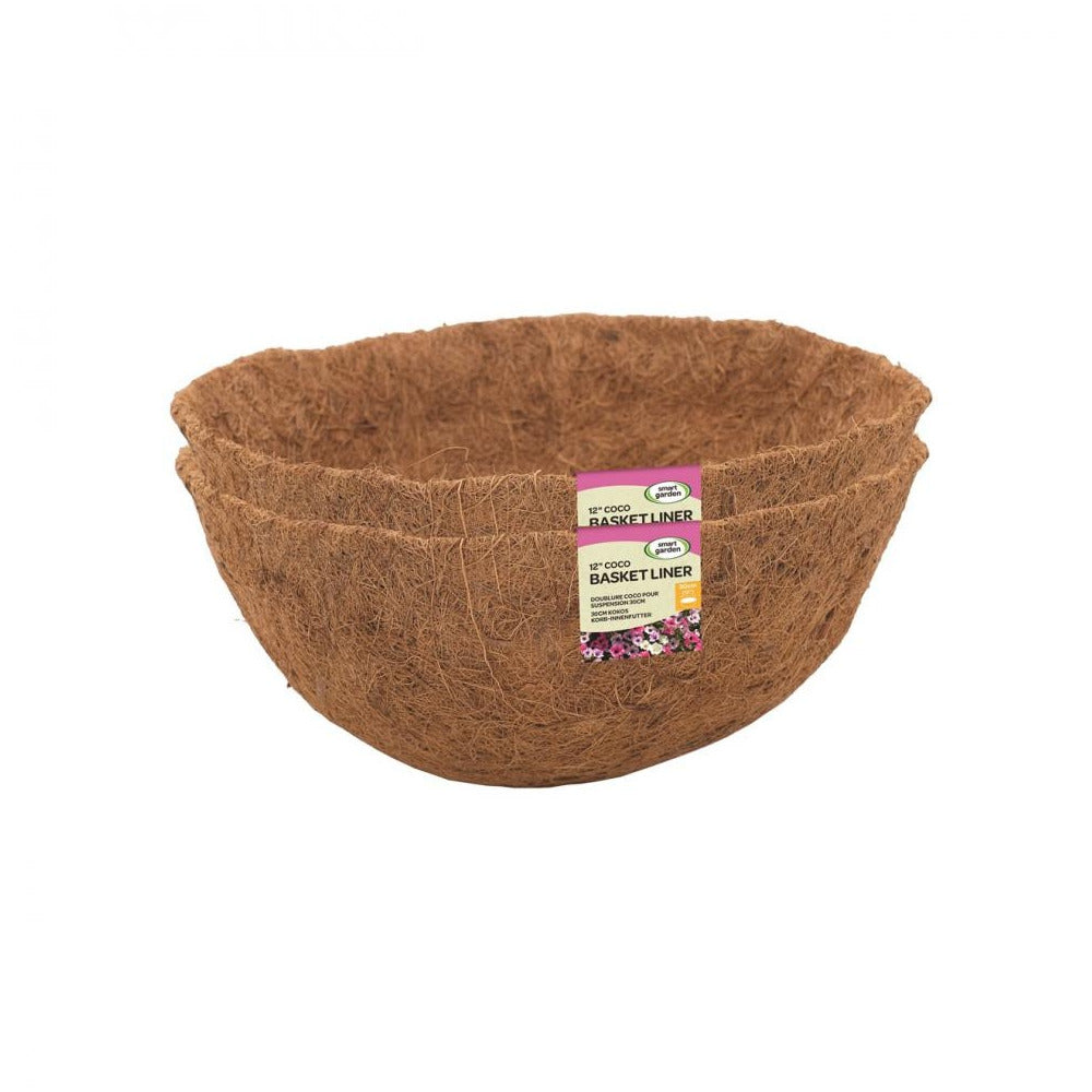 Smart Garden - Basket Coco Liner - Twin Pack - 14in - Natural