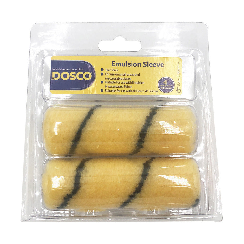 Dosco - 4\ Emulsion Roller Refill 2 Pack