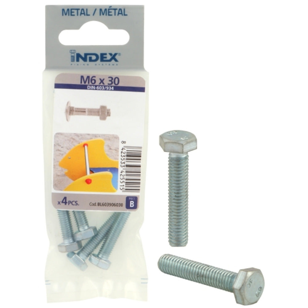 Index Prepack Hex Set M6x25 Pack6