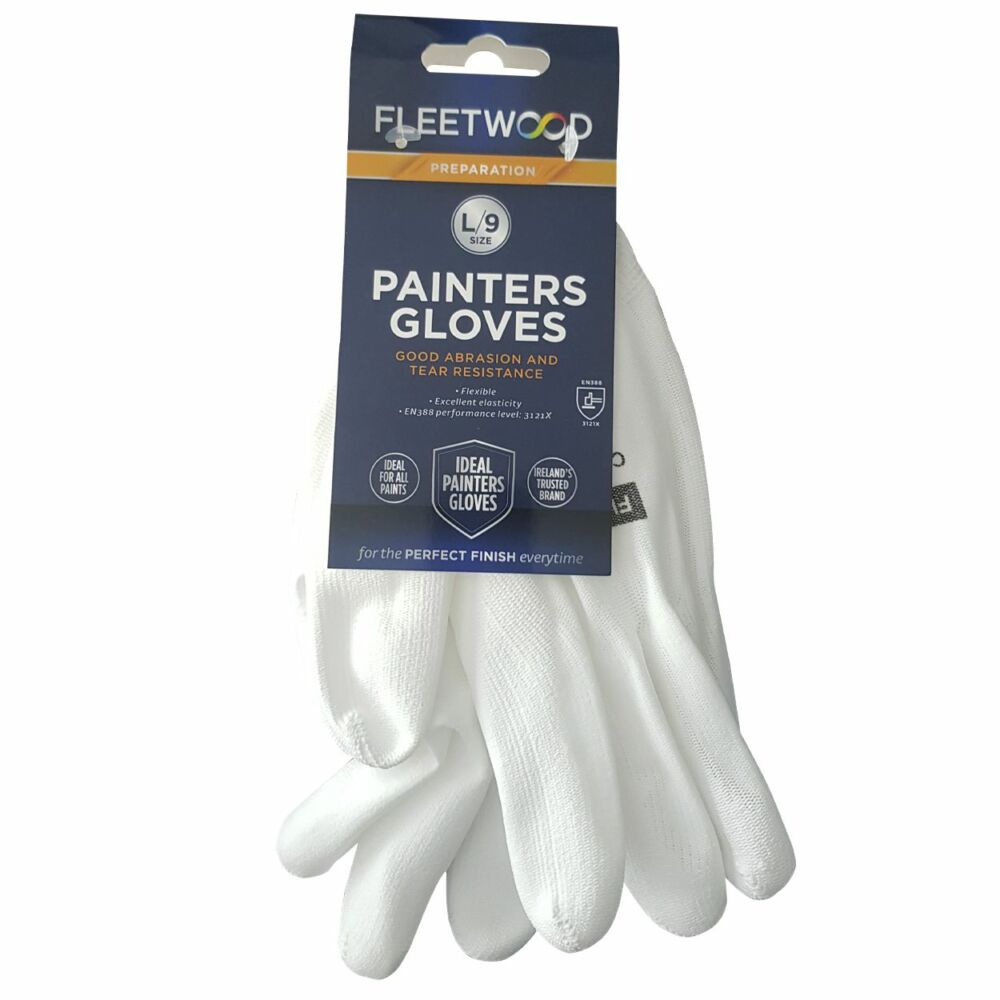 Fleetwood Size 9 Painters Gloves (L) White