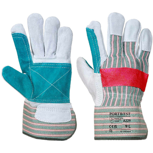 Portwest - Classic Double Palm Rigger Glove - Green