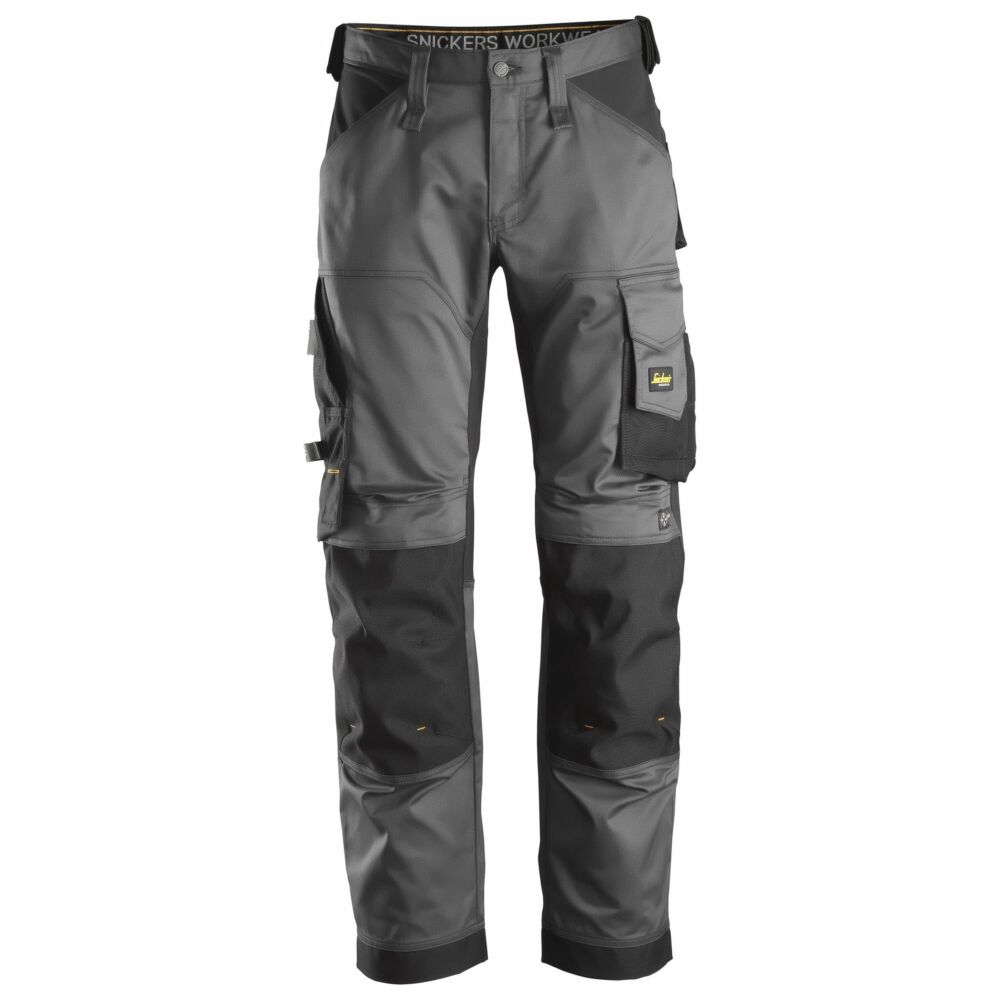 Snickers - AllroundWork, Stretch Loose fit Work Trousers - Steel grey\\Black