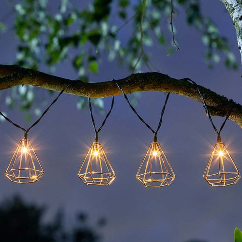 Smart Solar - Geo Solar String Lights, 10 LEDs