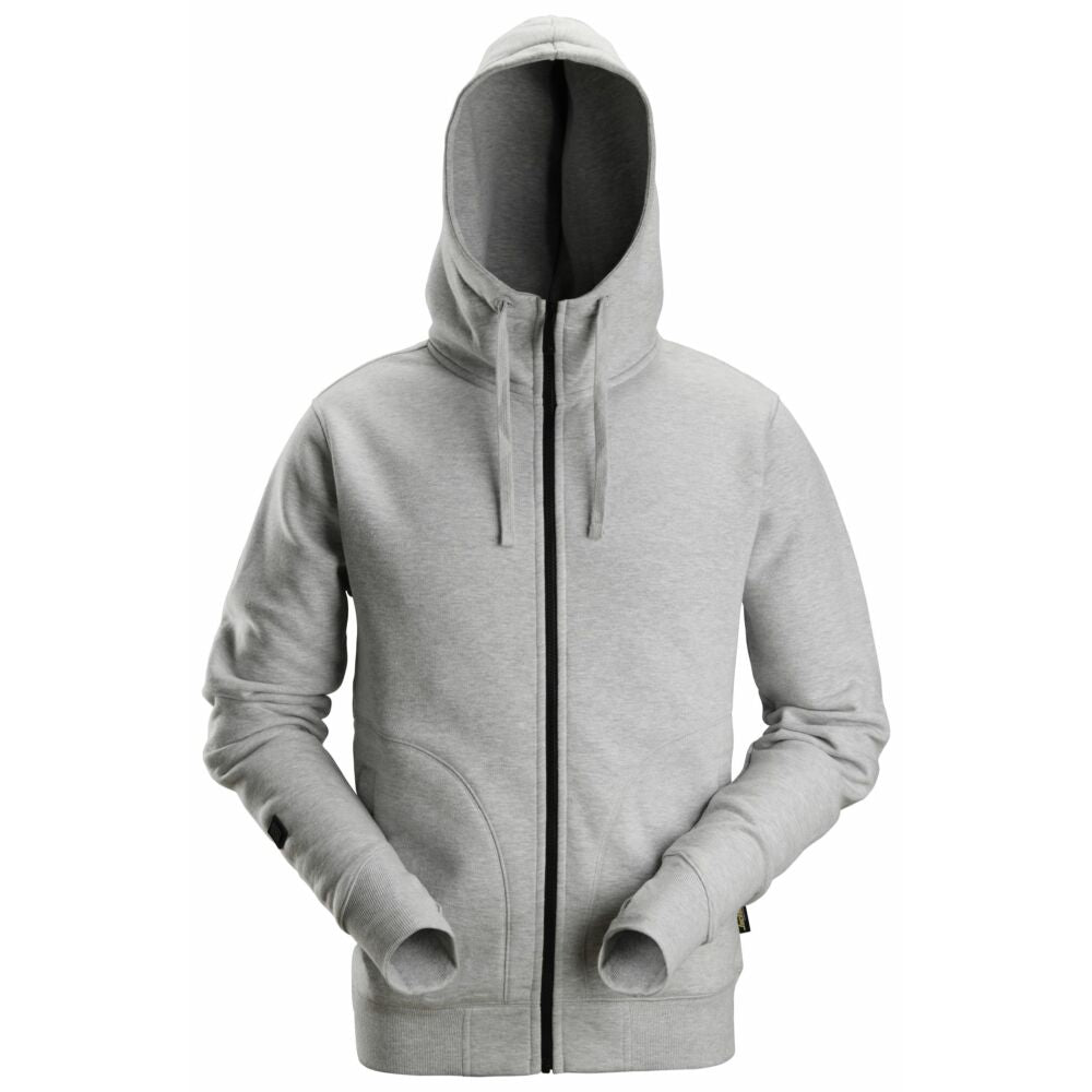Snickers - AllroundWork, Hoodie Full Zip - Grey Melange