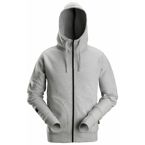 Snickers - AllroundWork, Hoodie Full Zip - Grey Melange