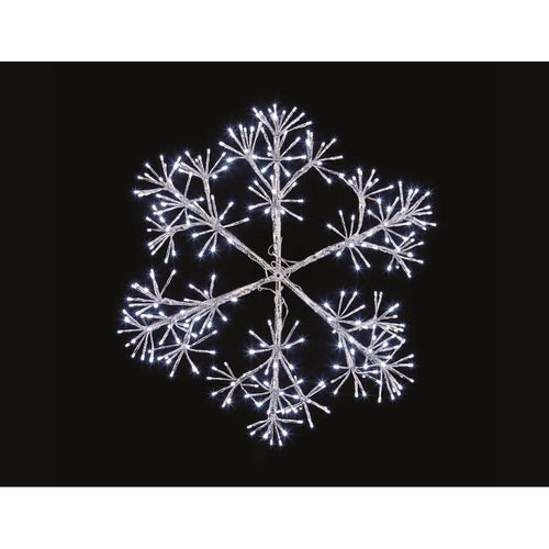 Premier Decorations - Silver Starburst Snowflake - 90cm