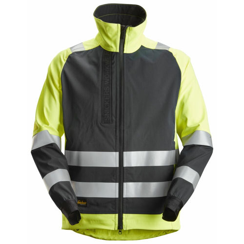 Snickers - High-Vis Class 2, Unlined Jacket - High vis yellow\\Black