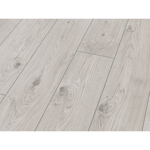 Mammut Long Plank Everest Oak White Laminate Flooring AC5 12mm