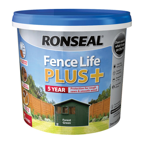 Ronseal Fence Life Plus Forest Green 5L